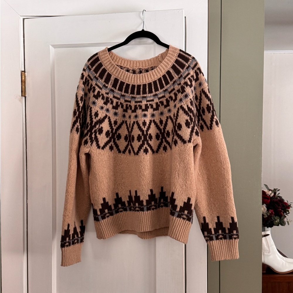 Fair Isle Cozy Chunky Knit Sweater